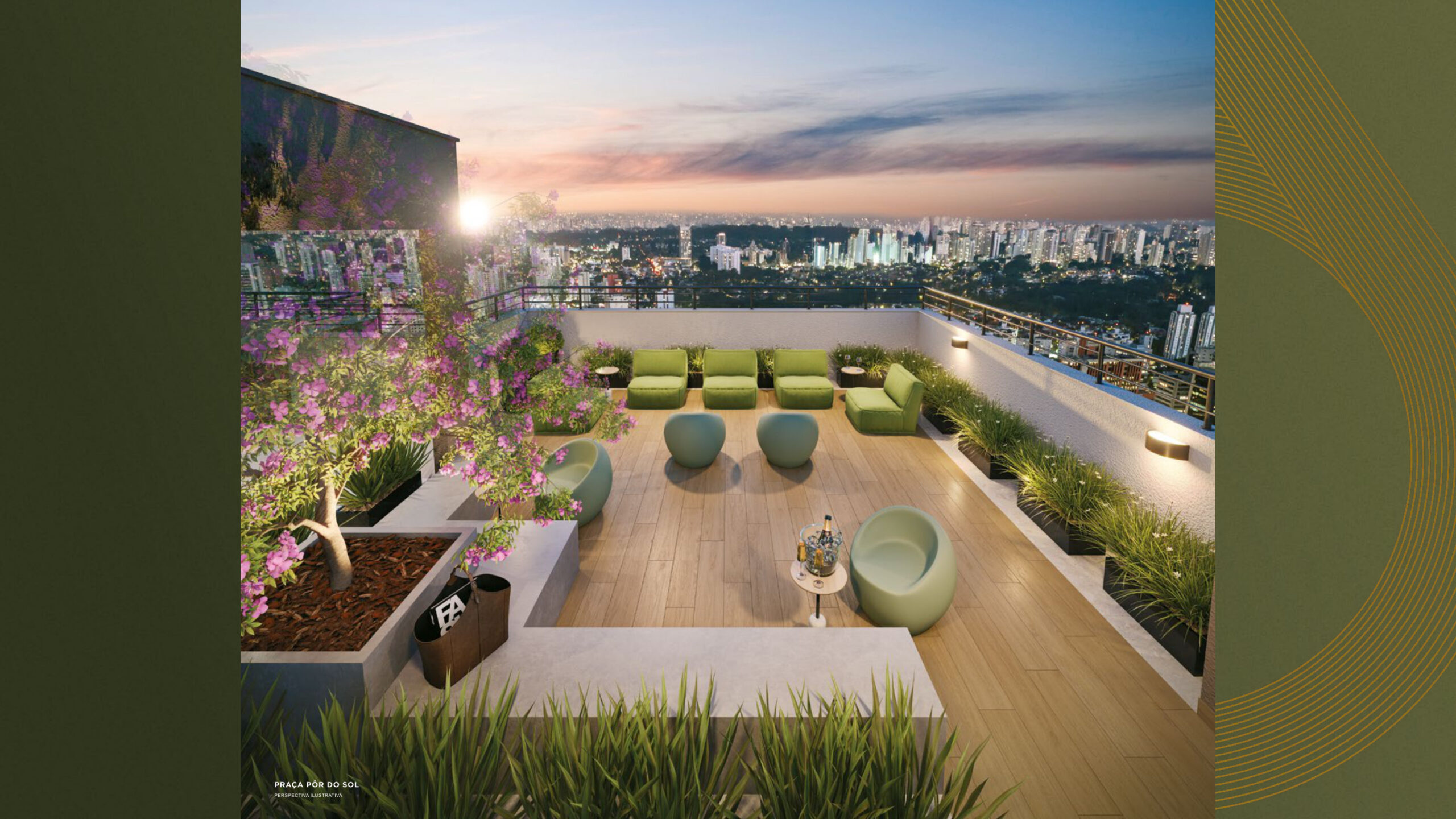 Lounge ilustrativo